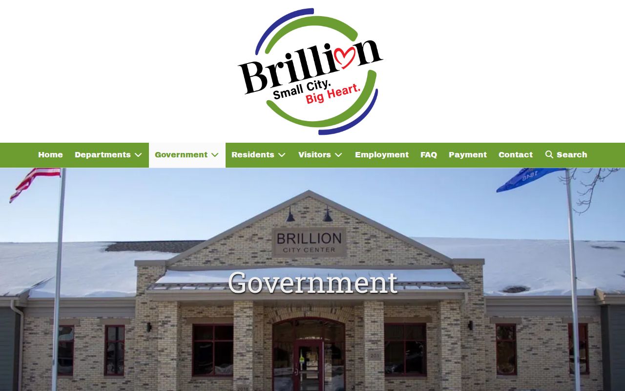 Brillion City Center for municipal criminal records and court files